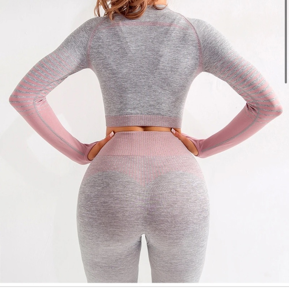 TWO PIECE SET | ASTORIA sleeved crop and Full length legging